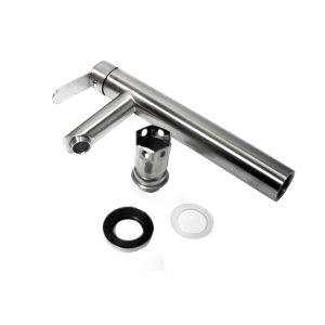Mezclador para lavamanos monocontrol alto pico largo